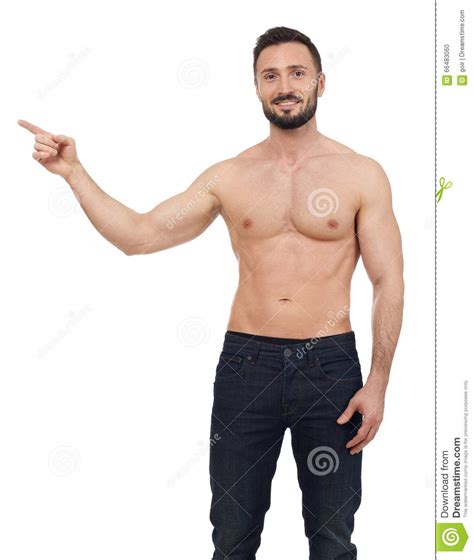 Shirtless Man Stock Photo Image Of Camera Human Athlete
