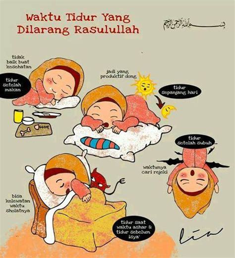 Lalu pukul berapa yang baik menurut dunia kesehatan ? Waktu Tidur yang Dilarang Rasulullah