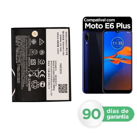 Bateria Moto E6 Plus KC40 Compatível Com Motorola Bateria para Celular Magazine Luiza