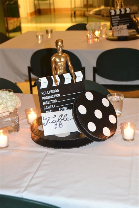 Hollywood Theme Centerpiece Hollywood Party Hollywood Party Theme
