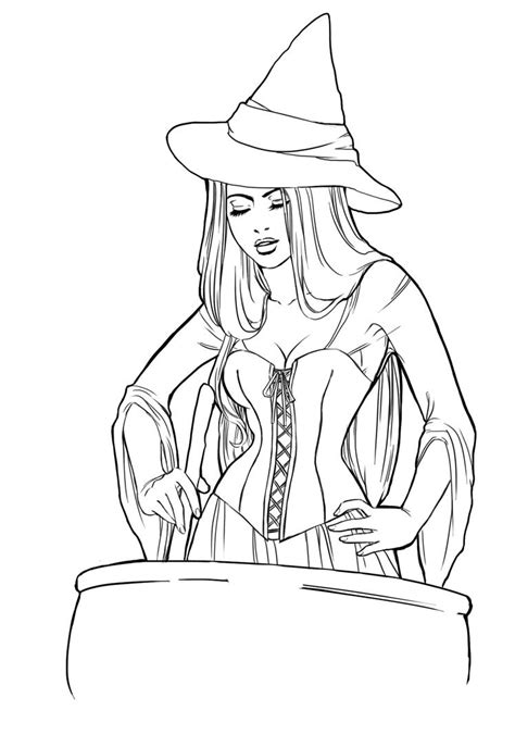 Witch Lineart By Ariana Aerith On Deviantart