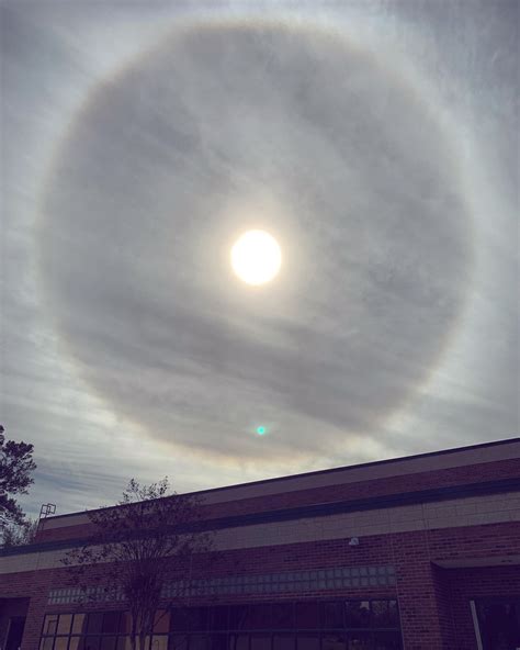 Did Anyone Else See The Ring Around The Sun Earlier Today Rhouston
