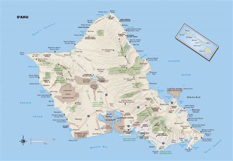 Printable Tourist Map Of Oahu Printable World Holiday