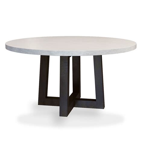 Torre Concrete Dining Table Round Round Concrete Dining Table