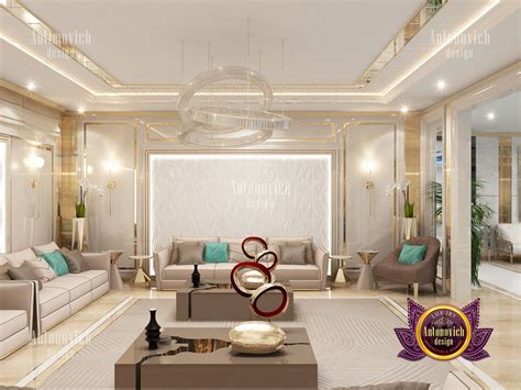 Contemporary comfort in living room interior