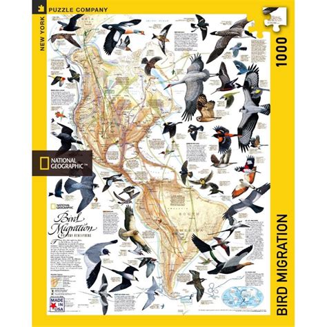 Puzzle National Geographic Bird Migration 1000 Pieces Elephant Bookstore