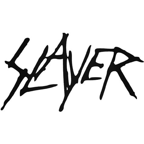 Slayer Band Vinyl Decal Sticker Slayer Band Vinyl Decals Vinyl