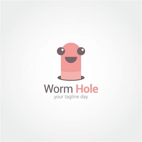 Worm Logo Design Vector 5107321 Vector Art At Vecteezy