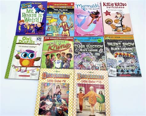 Lot Of 10 Childrens Scholastic Chapter Books