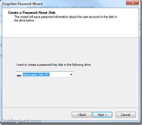 How To Create Windows Password Reset Disk