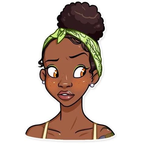 Pin On Disney Black Girl Cartoon Black Girl Magic Art Black Art