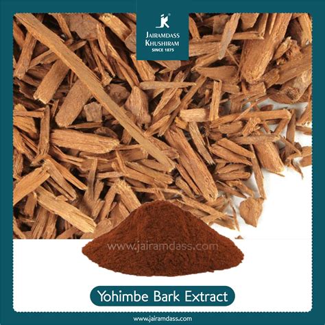 Yohimbe Bark Extract Corynanthe Yohimbe Herbal Extracts