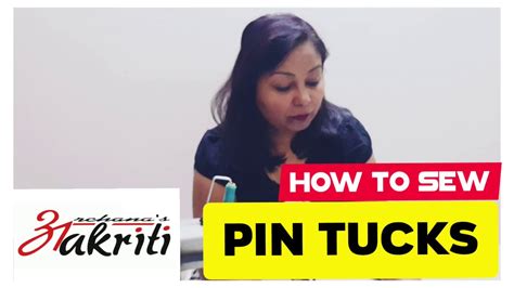 How To Sew Pin Tucks In Garment Basic Sewing Techniques Youtube