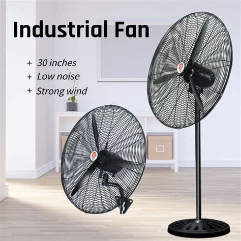 Industrial Fan Electric Heavy Duty Stand Fan 30 Inches Three Speed