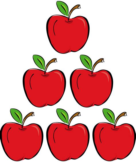 A Cartoon Apple Royalty Free Red Apple Cartoon Clip Art Vector
