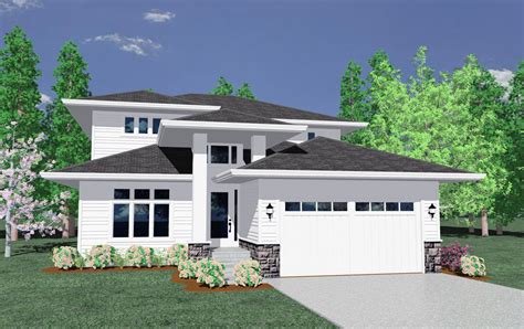 Narrow Lot Contemporary Home Plan 85024ms Architectural Designs