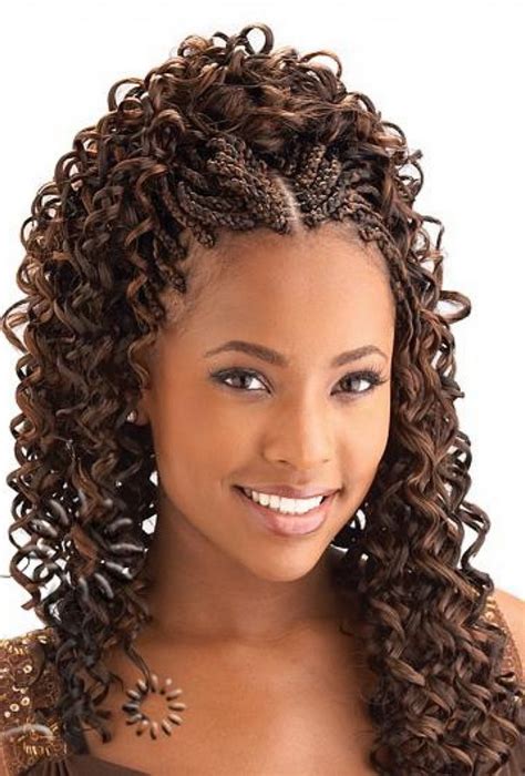 pick and drop braid hairstyles for black women