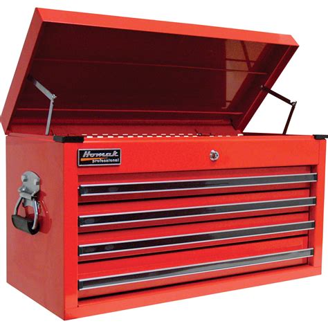 Homak Pro Series 27in 4 Drawer Top Tool Chest — 26 14inw X 12ind X