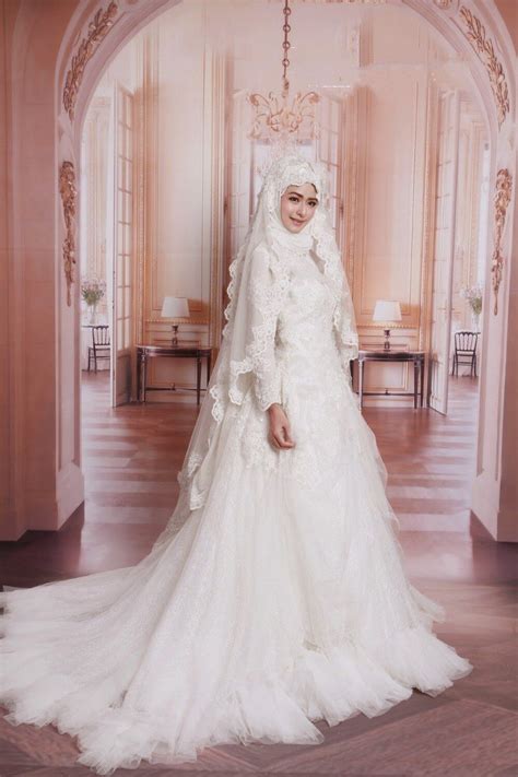 Robe De Mariée Manche Longue Hijab Robe De Mariee Robe De Mariée Musulmane Robes De Mariée