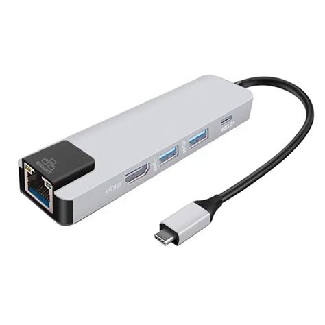 Anker is exclusively distributed by directed electronics australia and new zealand. 5 In 1 USB Type C Hub HDMI 4K USB C Hub To Gigabit ...