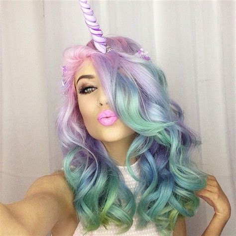 The Mermaid House Pelo Multicolor Hair Addiction Unicorn Costume Rainbow Hair Rainbow