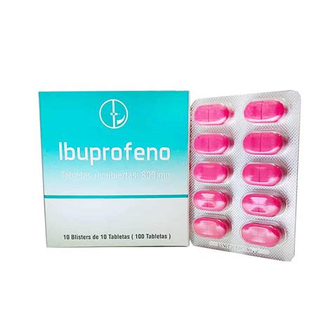 Ibuprofeno Caplin 800mg X 10 Tab Farmacias Economicas