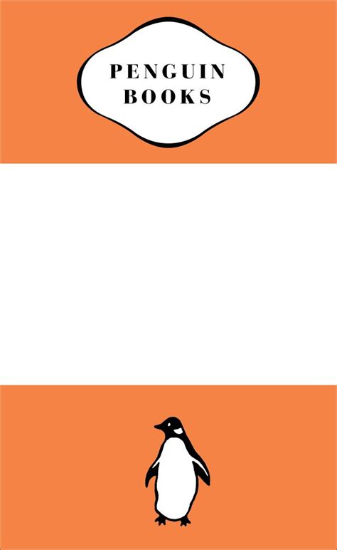 Penguin Blanks With Images Penguin Books Covers Penguin Books Book Cover Template