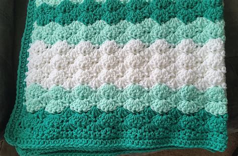 Shells Stitch Baby Blanket Free Crochet Pattern Diy Smartly