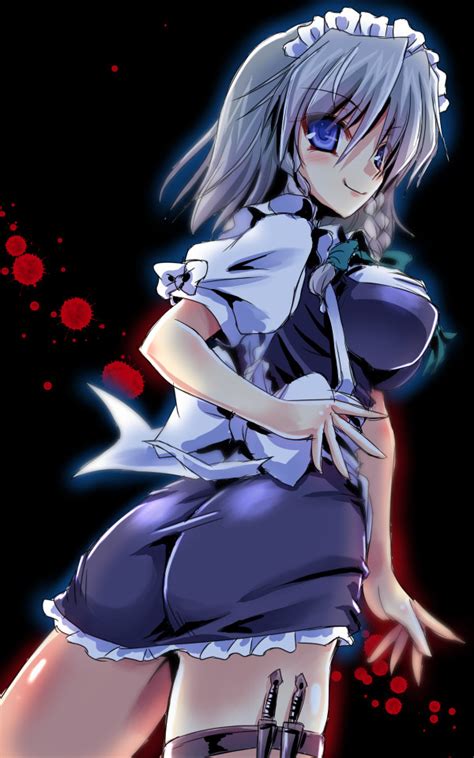 Izayoi Sakuya Touhou Drawn By Yamu Reverse Noise Danbooru