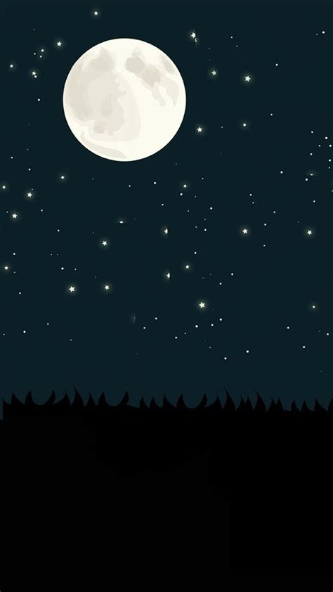 Background Bulan Dan Bintang 650x1155 Wallpaper