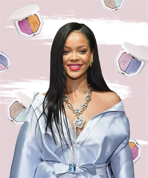 Rihannas Makeup Pro Spills His Fenty Beauty Highlighter Tips