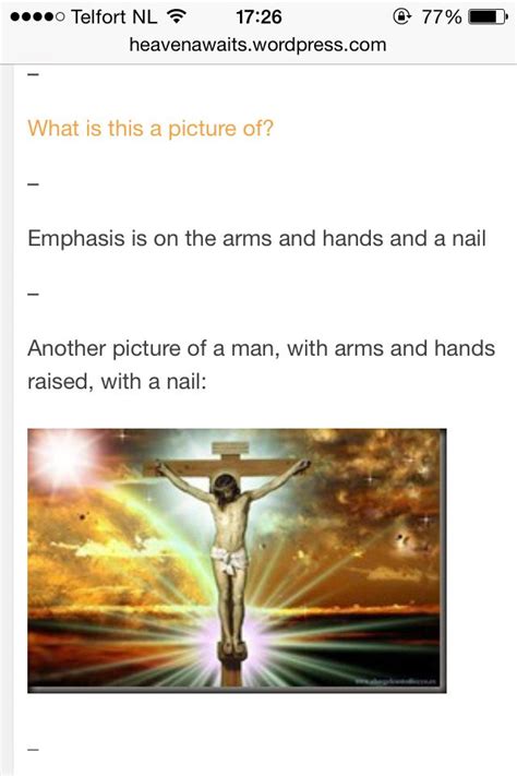 Yhvh Behold The Hand Behold The Nail Paleo Hebrew Biblical Picture