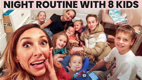 Updated Night Routine With Eight Kids Fun Cheap Or Free