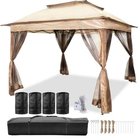 Vevor Outdoor Pop Up Canopy Gazebo Tent 11 Ft X 11 Ft Portable Canopy