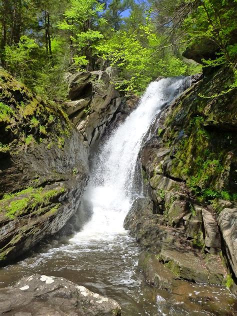 Race Brook Falls Are Located In The Mount Everett State Reservation In