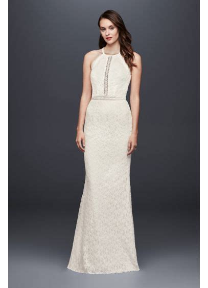 Nachdem sie sich für ihr hochzeitskleid entschieden haben brautkleider spitze, müssen sie in der richtigen kleid aufbewahrungsbox für sie zu investieren oder sonst können sie ihre investition zu. Floral Lace Racerback Sheath Wedding Dress WG3888 ...