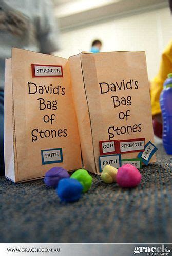 Dieses und viele weitere bücher versandkostenfrei im thalia onlieshop bestellen. David's Bag of Stones | Sunday school crafts for kids ...