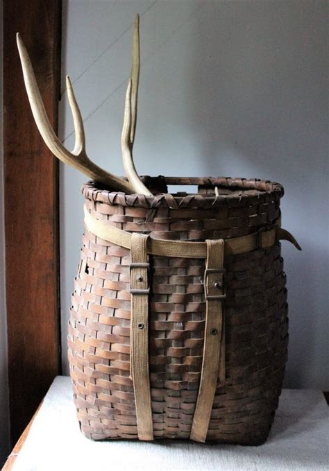 Reserved Vintage Adirondack Pack Basket Trapper Backpack Etsy