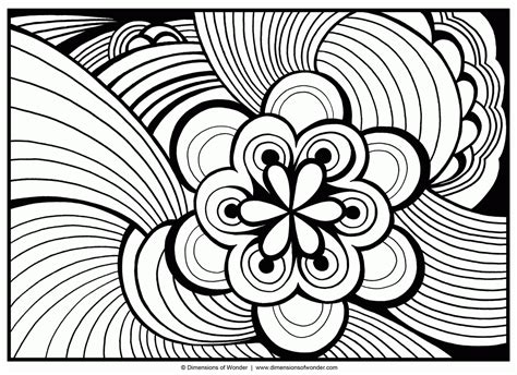 Detailed Abstract Coloring Pages For Teenagers