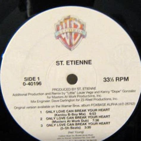 Stream St Etienne Only Love Can Break Your Heart Masters At Work Dub