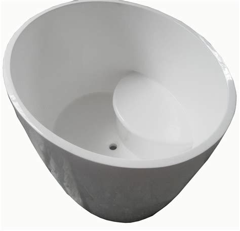 Japanese Round Soaking Tub Freestanding 700mm 800mm Or 1000mm In