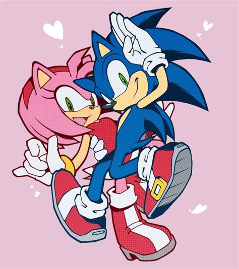 Sonamy Sonic Sonic Fan Characters Sonic And Amy