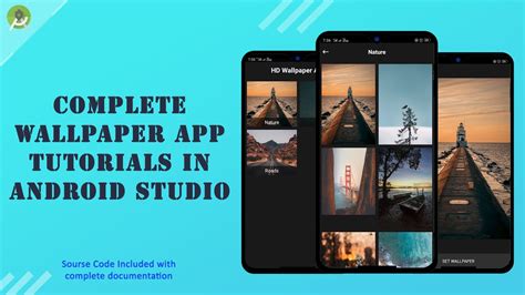 Android Studio Complete Hd Wallpaper App Tutorials Create Hd