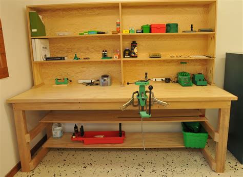 The Reloading Bench That I Designed And Hubby Built I Sanded And