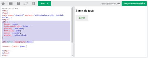 Cómo crear un botón en HTML y CSS