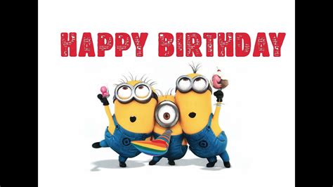 Download a happy birthday image to celebrate your loved one. Minions Happy Birthday Song - Funny Minions Birthday Song ...