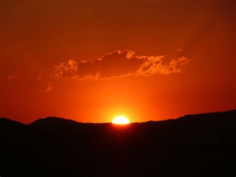 Free Images Horizon Mountain Cloud Sun Sunrise Sunset Sunlight