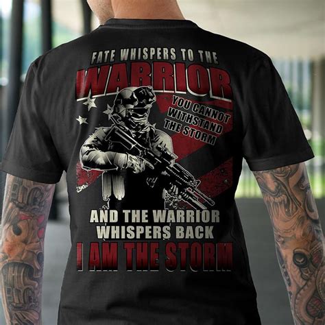 Fate Whispers To The Warrior T Shirt Hoodie Tank Top Snappy Creations