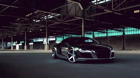 Audi R8 Chrome 4k Wallpapers Hd Wallpapers Id 30684
