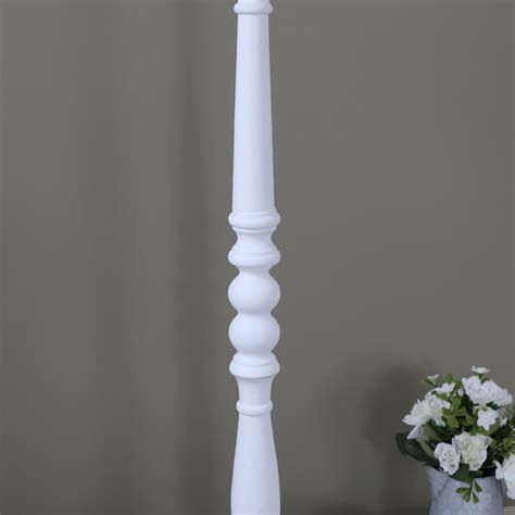Also how to use harps to modify the height of the lamp shade. Tall White Table Lamp - White Lamp with Shade